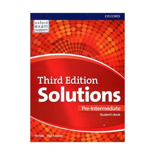 Solutions Pre-Intermediate 3rd SB+WB+CD