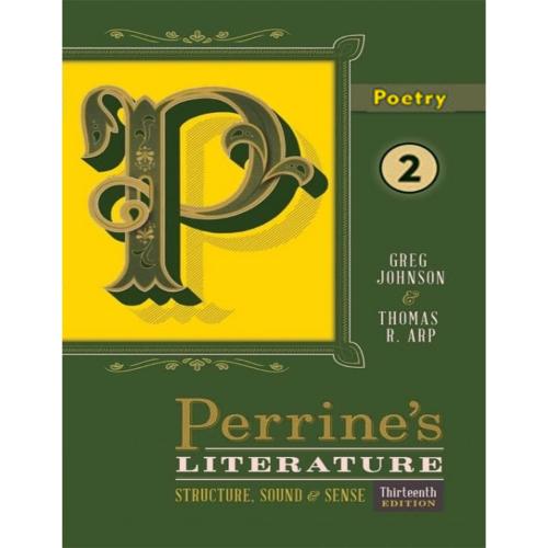 Perrines Literature 2 (Poetry) Structure, Sound and Sense 13th