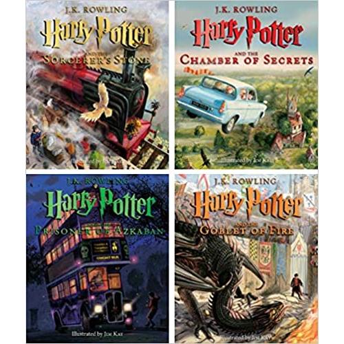 Harry Potter (Illustrated Edition 1-4) Packed