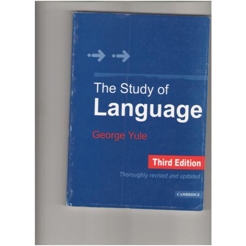 The Study of Language-3rd Ed.