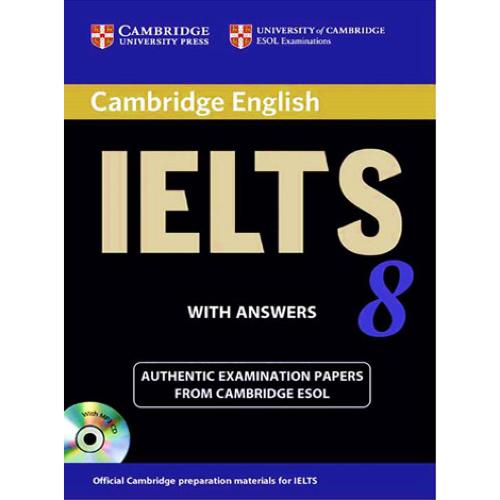 IELTS Cambridge 8+CD ایلتس کمبریج 8